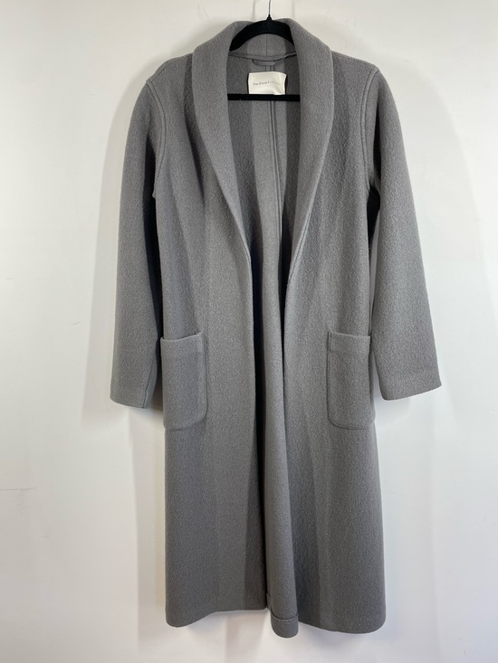 Babaton Jackets & Blazers - Aritzia Babaton Merino Wool Long Coat Open Cardigan Grey Small Quiet Luxury Chic